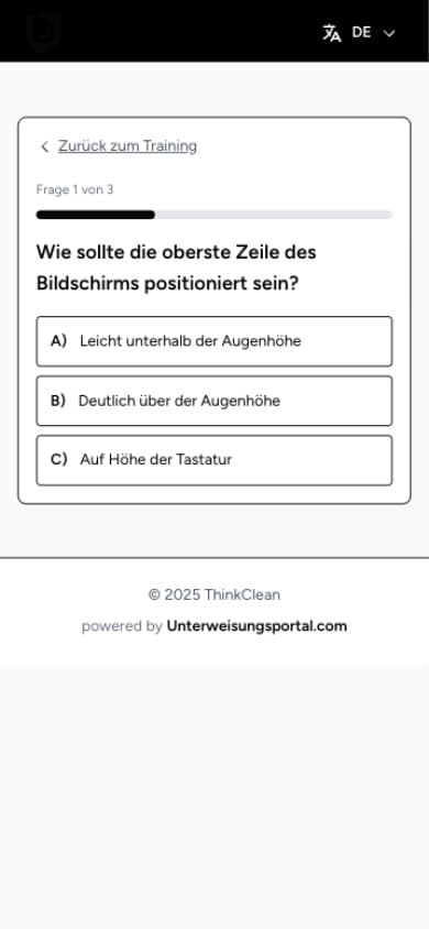 Video-Unterweisungs-Player